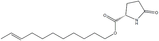 (S)-5-Oxopyrrolidine-2-carboxylic acid 9-undecenyl ester Structure