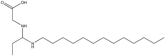 N-[1-(Tridecylamino)propyl]aminoacetic acid Structure