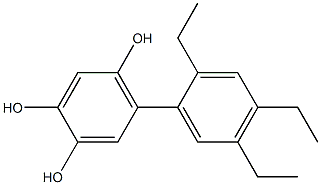  5-(2,4,5-Triethylphenyl)benzene-1,2,4-triol