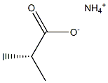 [S,(+)]-2-ヨードプロピオン酸アンモニウム 化学構造式