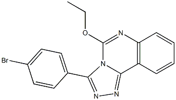 3-(4-Bromophenyl)-5-ethoxy-1,2,4-triazolo[4,3-c]quinazoline,,结构式