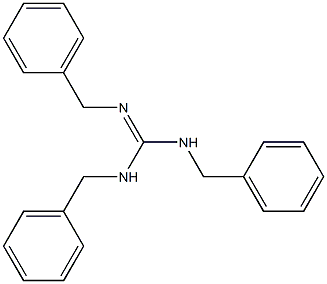 1,2,3-Tribenzylguanidine Struktur