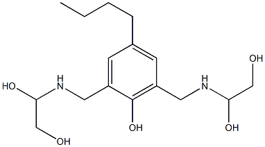 2,6-Bis[[(1,2-dihydroxyethyl)amino]methyl]-4-butylphenol