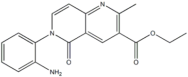 6-(2-Aminophenyl)-2-methyl-5-oxo-5,6-dihydro-1,6-naphthyridine-3-carboxylic acid ethyl ester