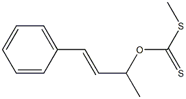 Dithiocarbonic acid O-(1-methyl-3-phenyl-2-propenyl)S-methyl ester Struktur