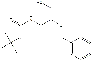 2-(Benzyloxy)-3-(tert-butoxycarbonylamino)propan-1-ol Structure