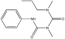 1-(Phenyl)-3-methyl-5-methyl-5-propylbiuret Structure