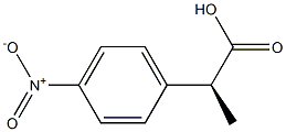 (S)-2-(4-Nitrophenyl)propanoic acid Structure