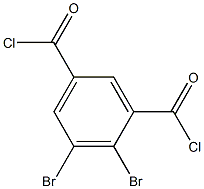 4,5-Dibromoisophthalic acid dichloride Structure