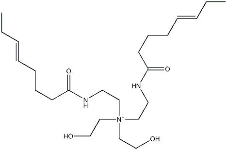 N,N-Bis(2-hydroxyethyl)-2-(5-octenoylamino)-N-[2-(5-octenoylamino)ethyl]ethanaminium