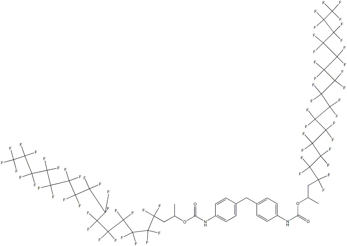 4,4'-Methylenebis[N-[1-methyl-2-(hentriacontafluoropentadecyl)ethyl]oxycarbonylaniline]