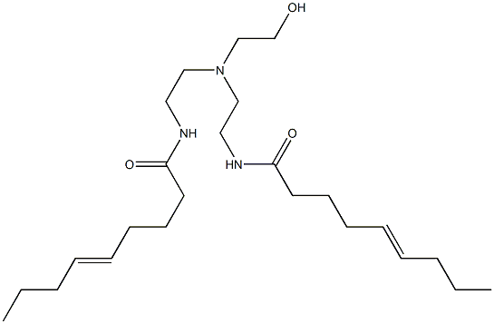 N,N'-[2-Hydroxyethyliminobis(2,1-ethanediyl)]bis(5-nonenamide) Structure