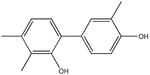 3,3',4-Trimethyl-1,1'-biphenyl-2,4'-diol 结构式