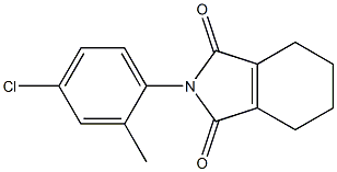 N-[2-Methyl-4-chlorophenyl]-3,4,5,6-tetrahydrophthalimide Struktur