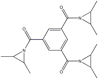 1,3,5-Tri[(2,3-dimethylaziridin-1-yl)carbonyl]benzene,,结构式