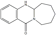 5a,6,7,8,9,10-Hexahydroazepino[2,1-b]quinazolin-12(5H)-one Struktur