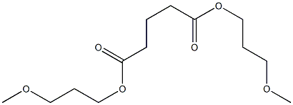 ペンタン二酸ビス(3-メトキシプロピル) 化学構造式