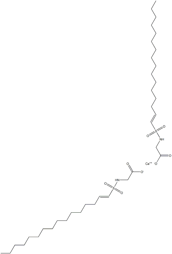 Bis[N-(1-hexadecenylsulfonyl)glycine]calcium salt 结构式