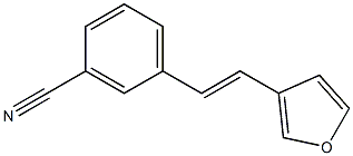3-(3-Cyanostyryl)furan|