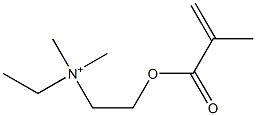 2-(Methacryloyloxy)ethylethyldimethylaminium,,结构式