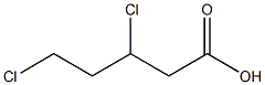 3,5-Dichlorovaleric acid Structure