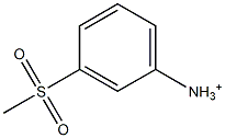 m-Methylsulfonylanilinium