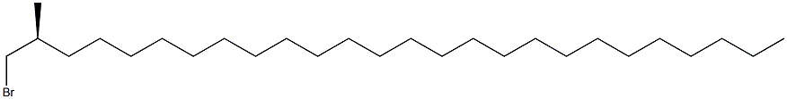[S,(-)]-1-Bromo-2-methylhexacosane Structure