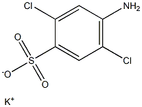 4-Amino-2,5-dichlorobenzenesulfonic acid potassium salt Struktur