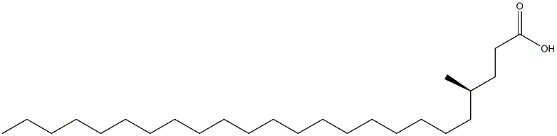 [R,(+)]-4-Methyltetracosanoic acid Structure