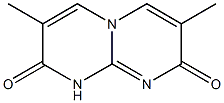 3,7-Dimethyl-1H-pyrimido[1,2-a]pyrimidine-2,8-dione,,结构式