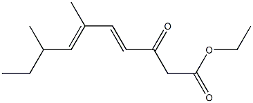  (4E,6E)-6,8-Dimethyl-3-oxo-4,6-decadienoic acid ethyl ester