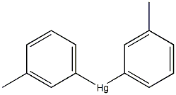 Di(3-methylphenyl)mercury(II),,结构式