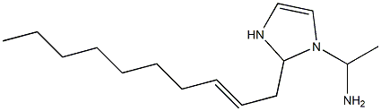 1-(1-アミノエチル)-2-(2-デセニル)-4-イミダゾリン 化学構造式