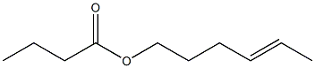 Butyric acid 4-hexenyl ester,,结构式