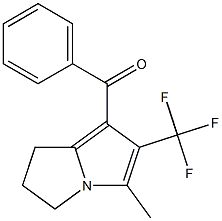 2-Trifluoromethyl-1-benzoyl-3-methyl-6,7-dihydro-5H-pyrrolizine