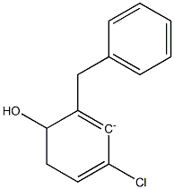 4-Chloro-2-(phenylmethyl)phenol anion|