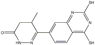 4,5-Dihydro-5-methyl-6-(2,4-dimercaptoquinazolin-7-yl)pyridazin-3(2H)-one