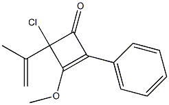  2-Phenyl-4-isopropenyl-4-chloro-3-methoxycyclobuta-2-en-1-one