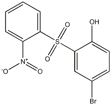 4-Bromo-2-[(2-nitrophenyl)sulfonyl]phenol