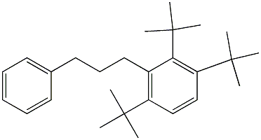 1-(2,3,6-Tri-tert-butylphenyl)-3-phenylpropane 结构式