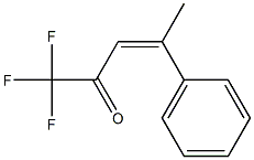 Trifluoromethyl[(Z)-2-phenyl-1-propenyl] ketone,,结构式