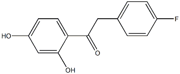 2,4-Dihydroxy-4'-fluorodeoxybenzoin Structure