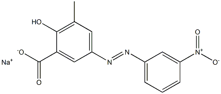 5-[(3-Nitrophenyl)azo]-2-hydroxy-3-methylbenzoic acid sodium salt