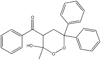 6,6-Diphenyl-4-benzoyl-3-methyl-1,2-dioxan-3-ol|