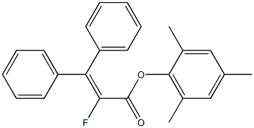 2-Fluoro-3,3-diphenylacrylic acid 2,4,6-trimethylphenyl ester