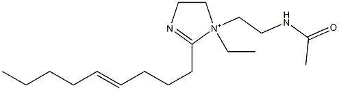 1-[2-(Acetylamino)ethyl]-1-ethyl-2-(4-nonenyl)-2-imidazoline-1-ium|