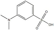 m-ジメチルアミノベンゼンスルホン酸 化学構造式