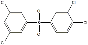 3,4-Dichlorophenyl 3,5-dichlorophenyl sulfone 结构式