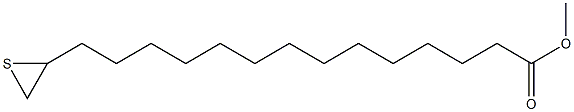 15,16-Epithiohexadecanoic acid methyl ester Structure