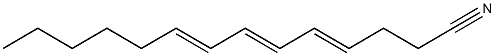 4,6,8-Tetradecatrienenitrile Structure